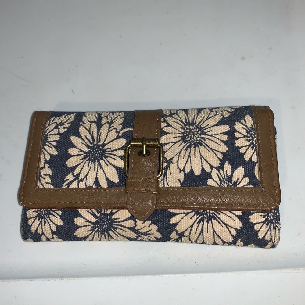 Floral style wallet